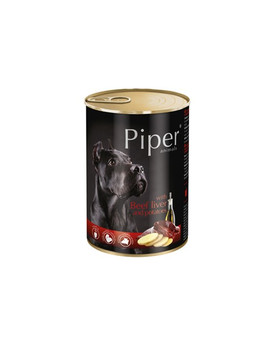 PIPER z wątrobą wołową i ziemniakami 400 g mokra karma dla dorosłych psów