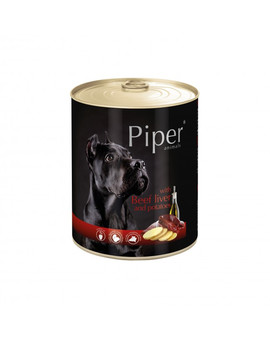 PIPER z wątrobą wołową i ziemniakami 800 g mokra karma dla dorosłych psów