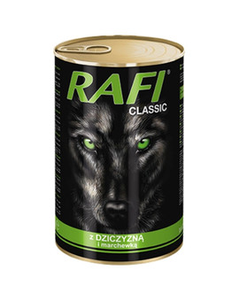 RAFI Classic Dziczyzna i marchewka w sosie 1240g