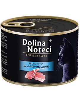 Premium Bogata w jagnięcinę dla kotów dorosłych 185 g