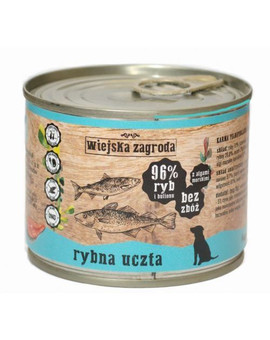 Rybna uczta 200 g bezzbożowa karma dla psa