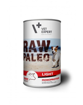 RAW PALEO Light beef 400 g mokra karma light wołowina