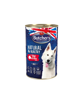 Natural&Healthy Dog z wołowiną i ryżem pasztet 1200 g