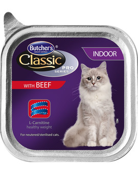 Classic Indoor Cat z wołowiną pasztet 100 g