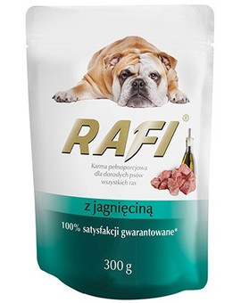 Rafi z jagnięciną mokra karma dla psa 300 g