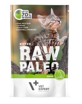 RAW PALEO Kitten game 100 g mokra karma dla kociąt dziczyzna