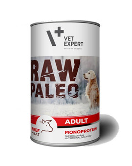 RAW PALEO Adult beef 400 g mokra karma wołowina 400 g