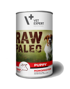 RAW PALEO Puppy beef 400 g mokra karma dla szczeniąt wołowina