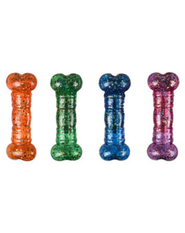 Squeezz Confetti Bone Assorted zabawka dla psa S