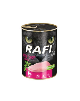 RAFI Cat adult z indykiem 400 g dla dorosłych kotów