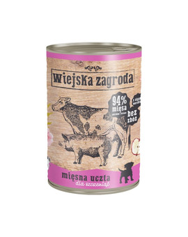 Mięsna uczta dla szczeniąt 800 g