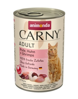 Carny Adult Indyk, Kurczak + krewetki 400g