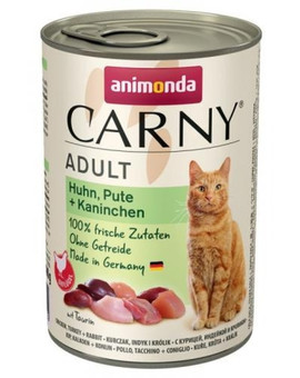 Carny Adult Kurczak, Indyk + królik 400g