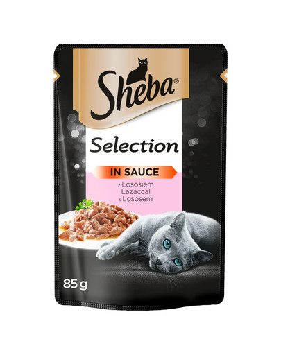 SHEBA Saszetka Sos Selection Łosoś 85g*24