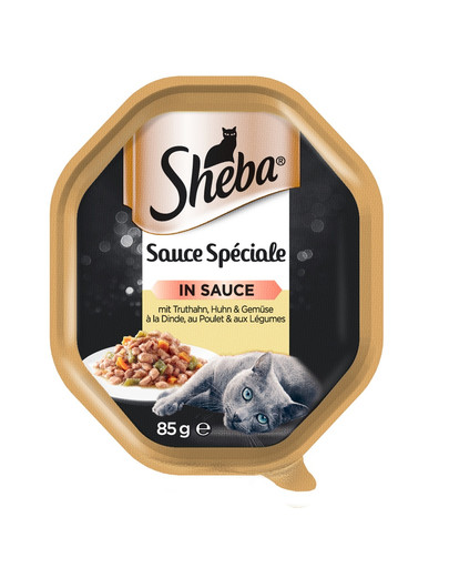 Sauce Speciale 85 gx22 z Indykiem, Kurczakiem i Warzywami - mokra karma dla kotów