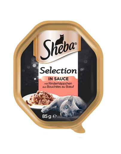 Selection 85gx22 z Wołowiną - mokra karma dla kotów w sosie