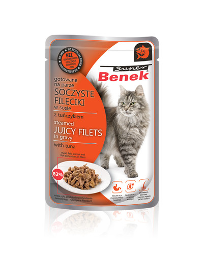 Super Fileciki w sosie z tuńczykiem 85 g