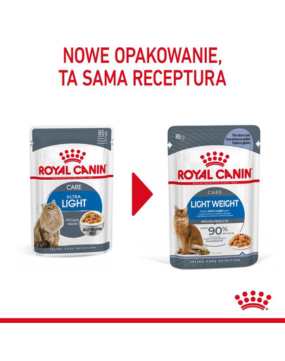 ROYAL CANIN Light Weight Care w galaretce 85 g x 12