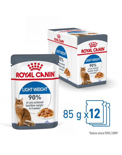 ROYAL CANIN Light Weight Care w galaretce 85 g x 12