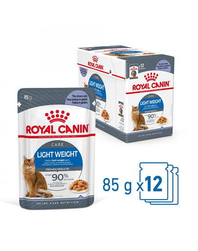 ROYAL CANIN Light Weight Care w galaretce 85 g x 12