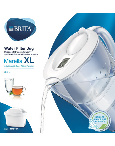 Marella XL Maxtra+ Dzbanek filtrujący 3,5 l biały