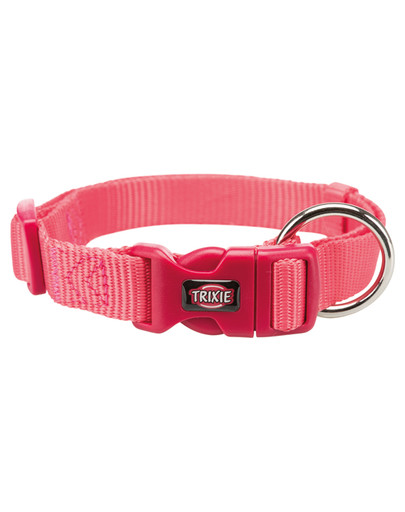 Obroża Premium, M–L: 35–55 cm/20 mm, koral