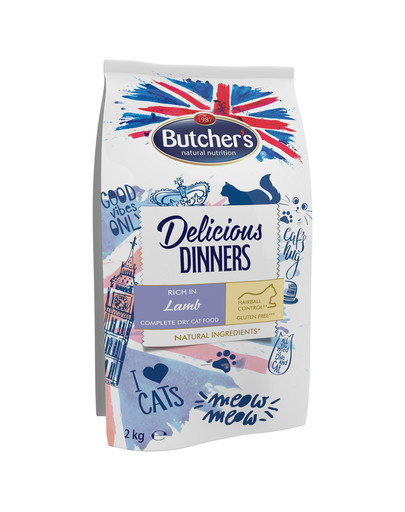 Delicious Dinners Cat dry Lamb 2kg
