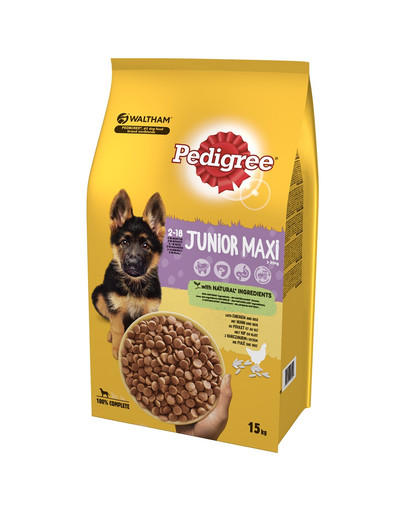 Junior 15kg (duże rasy) - sucha karma dla psów z kurczakiem i ryżem