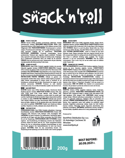 Duck Strips Paski z kaczki 200 g