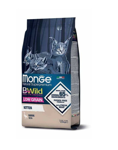 BWild Cat Kitten gęś 1,5 kg karma dla kociąt