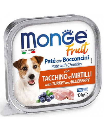 Fruit Dog Pasztet z indykiem i borówką 100g