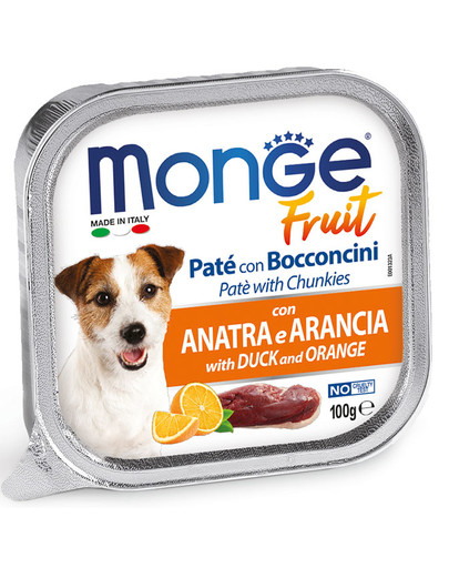 Fruit Dog Pasztet z kaczką i pomarańczą 100g