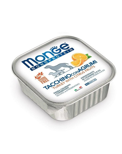 Fruit Dog Monoprotein Indyk z pomarańczą 150 g
