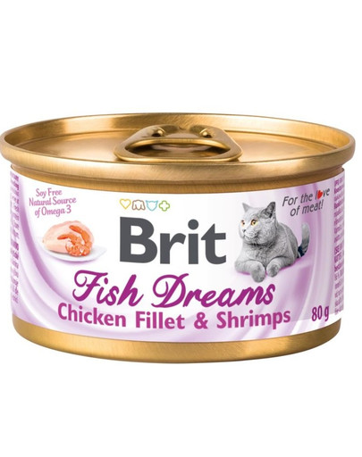 Cat Fish dreams kurczak i krewetki 80 g karma uzupełniająca dla kotów