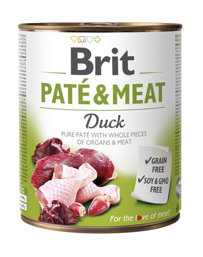 Pate & meat duck 400 g mokra karma czysta kaczka dla psa