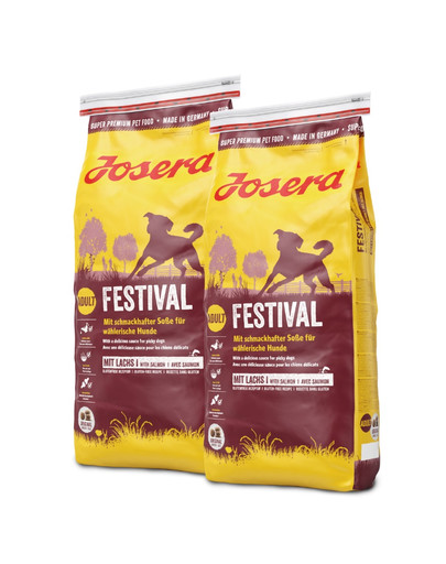 JOSERA Dog Festival dla wybrednych psów 30 kg (2 x 15 kg)