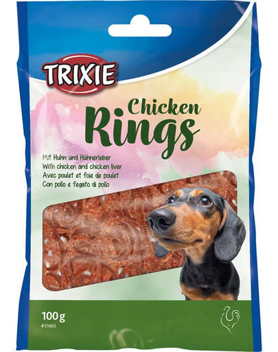 Chicken Rings przysmak dla psa kurczak i wątróbka drobiowa 100 g
