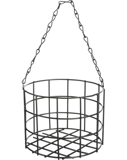 Uchwyt na dużą kulę tłuszczową czarny metal 11 x 8 cm