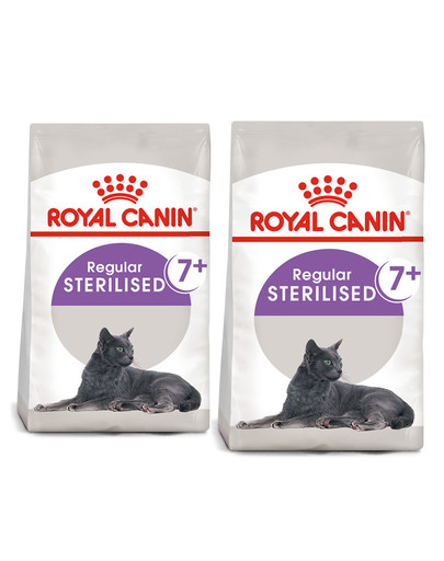 ROYAL CANIN Sterilised +7 20 kg (2 x 10 kg) karma sucha dla kotów od 7 do 12 roku życia, sterylizowanych