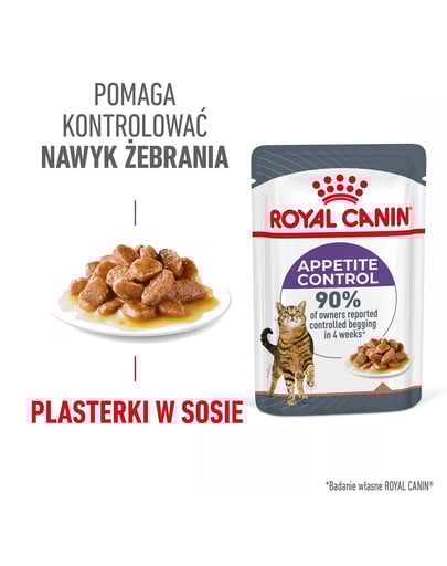 Appetite Control Gravy 12x85 g mokra karma dla dorosłych kotów z nadmiernym apetytem