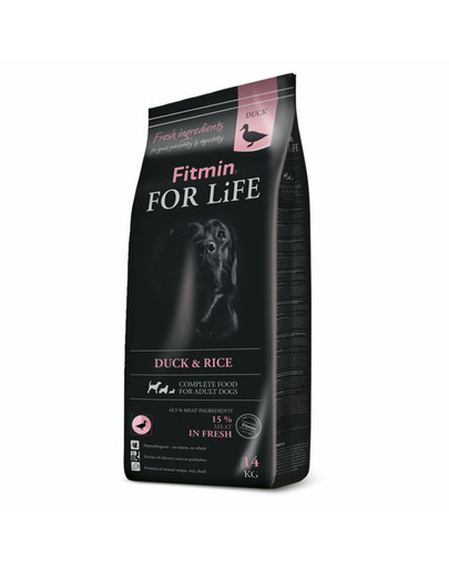 Dog For Life Duck & Rice 14 kg