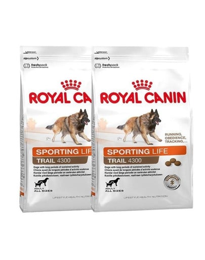 ROYAL CANIN Sporting Life Trial 4300 karma sucha dla psów dorosłych, bardzo aktywnych, pracujących 30 kg (2 x 15 kg)