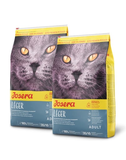 JOSERA Cat Leger dla kotów mało aktywnych i po kastracji 20 kg (2 x 10 kg)