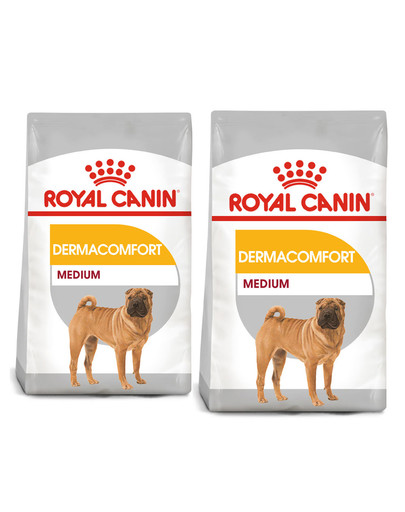 ROYAL CANIN CCN Medium Dermacomfort 20 kg (2 x 10 kg) karma sucha dla psów dorosłych, ras średnich o wrażliwej skórze