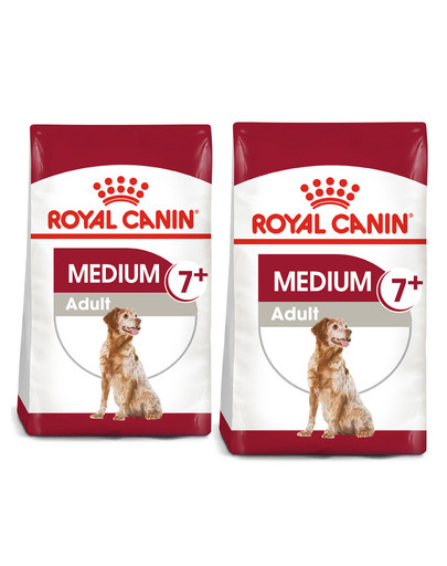 ROYAL CANIN Medium adult 7+ 20 kg (2 x 10 kg) sucha karma dla psów powyżej 7 roku życia, ras średnich