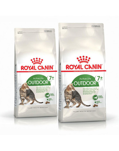 ROYAL CANIN Outdoor 7+ 20 kg (2 x 10 kg) sucha karma dla kotów powyżej 7 roku życia, wychodzących