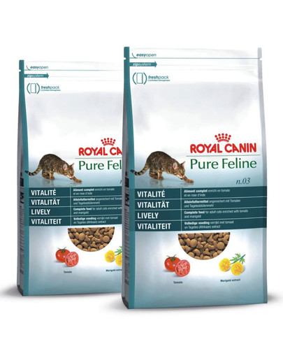 ROYAL CANIN Pure Feline 16 kg (2 x 8 kg) Smukła Witalność karma sucha dla kotów dorosłych, wspierająca witalność