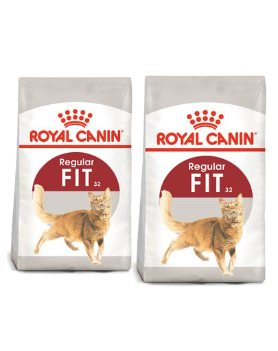 ROYAL CANIN REGULAR FIT 32 20 kg (2 x 10 kg) karma sucha dla kotów dorosłych, wspierająca idealną kondycję
