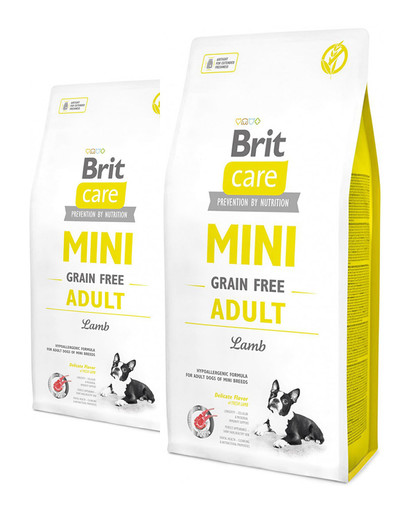 BRIT Care Grain-Free Mini adult lamb 14 kg (2 x 7 kg)