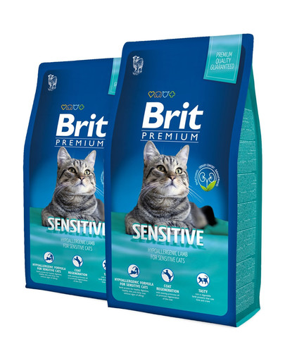 BRIT Premium Cat Sensitive 16 kg (2 x 8 kg)